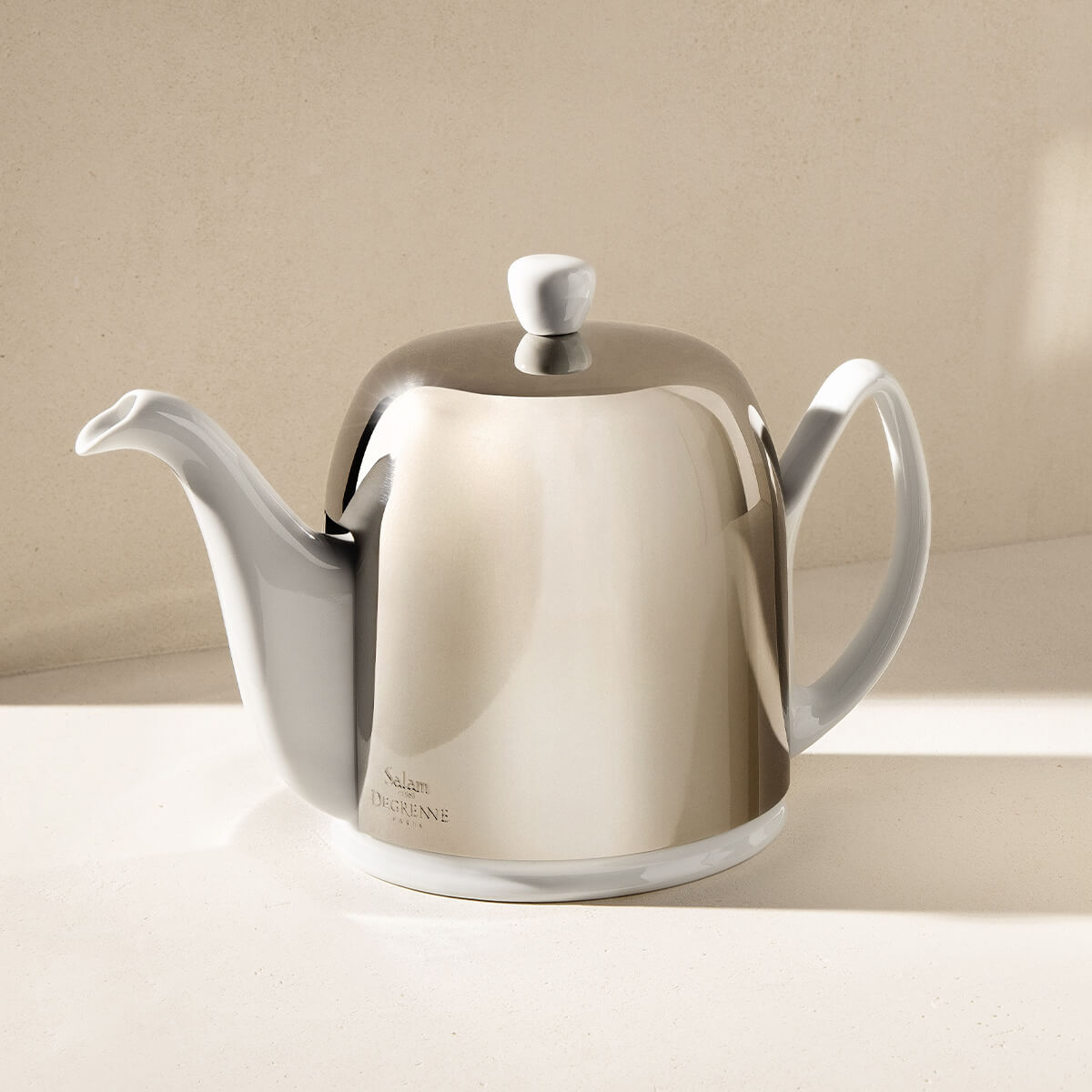 SALAM CLASSIQUE Théière 6 tasses cloche miroir
