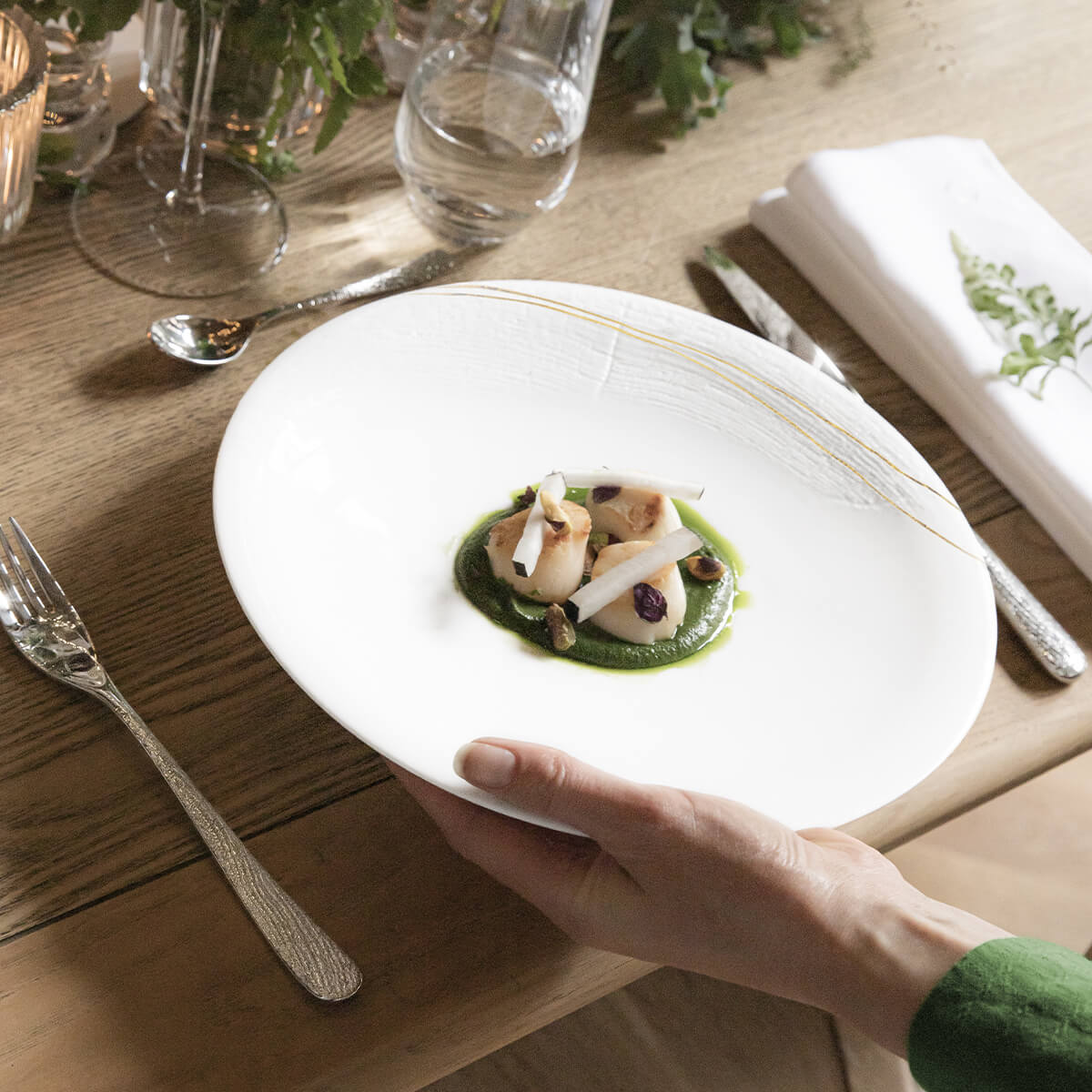 SUPERNATURE OR Assiette 27 cm
