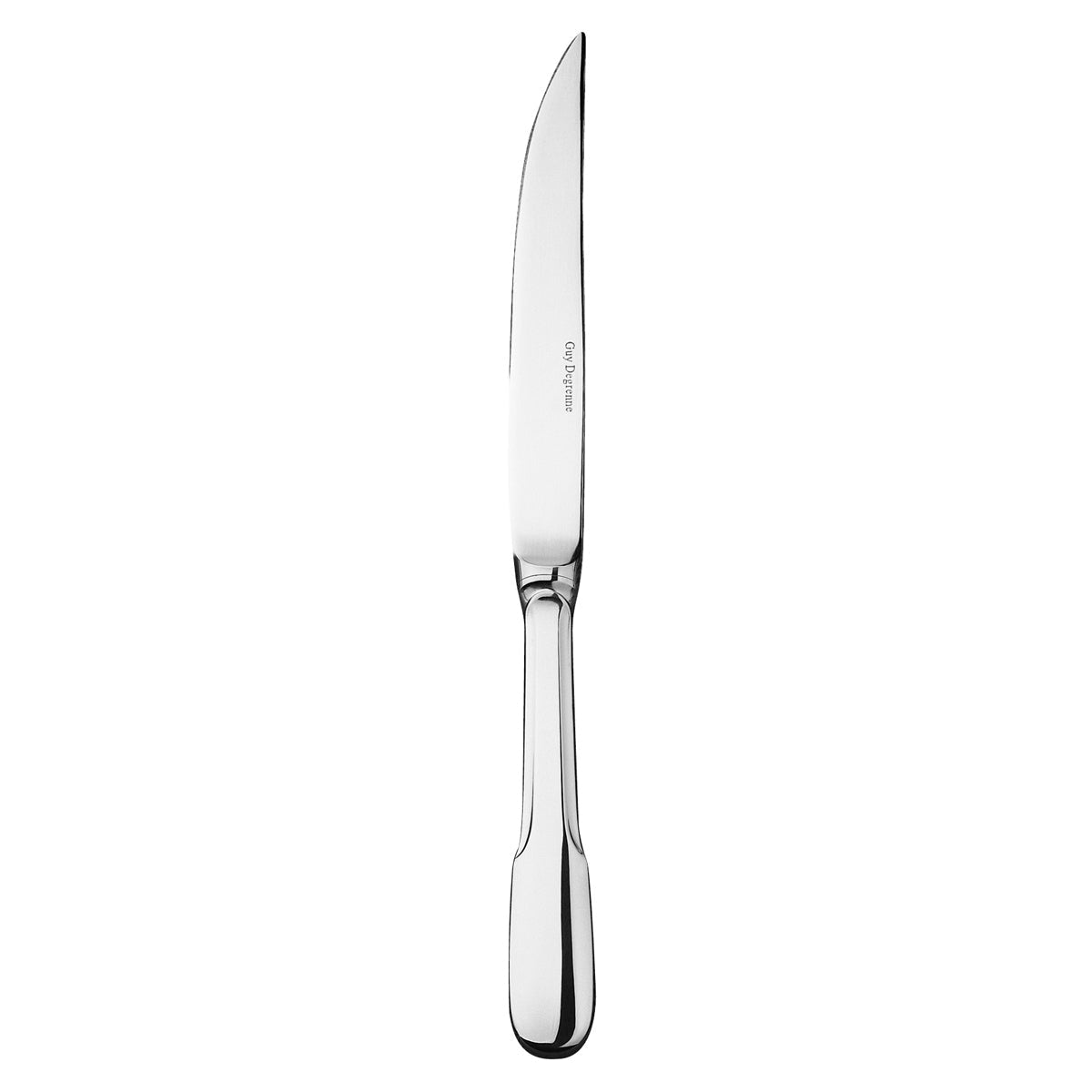 LUTECE MIROIR Couteau à steak manche orfèvre lame scie