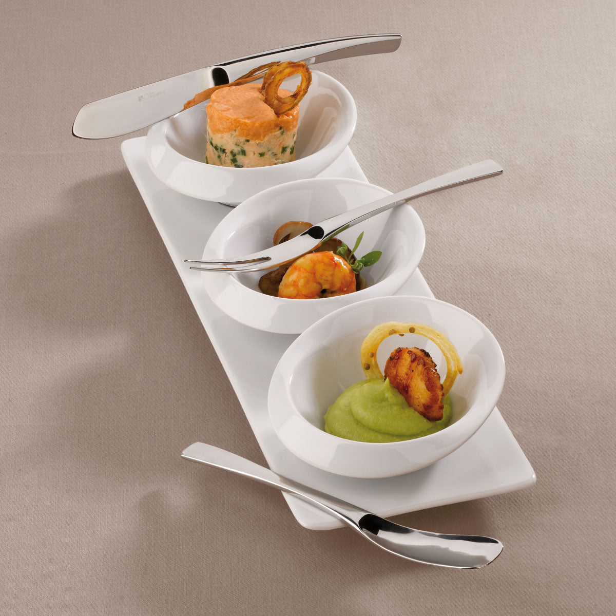 XY MIROIR Spatule de mise en bouche