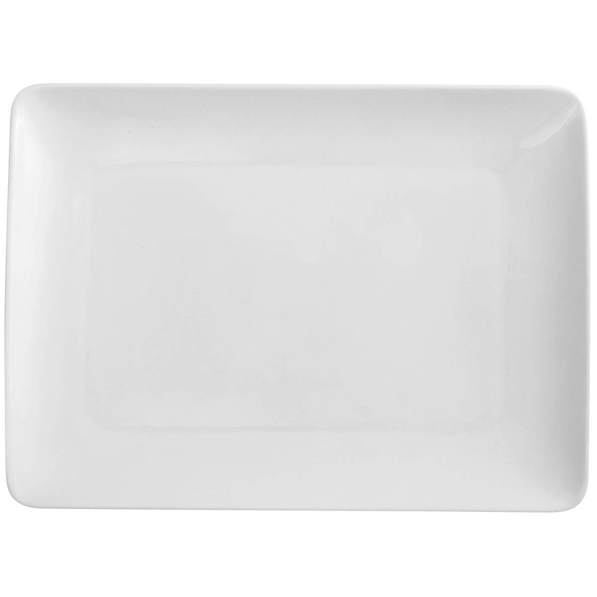 MODULO BLANC assiette rectangulaire 34x26 cm