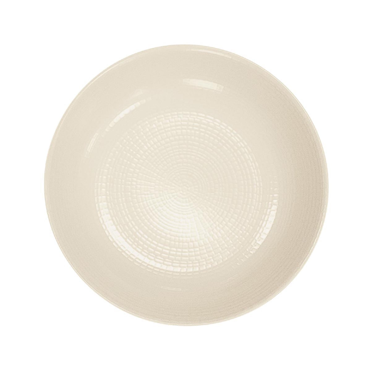MODULO NATURE KAOLIN Grande assiette creuse 21 cm