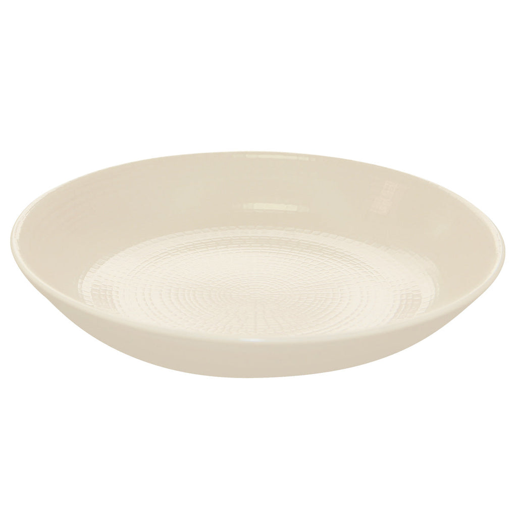 MODULO NATURE KAOLIN Grande assiette creuse 21 cm