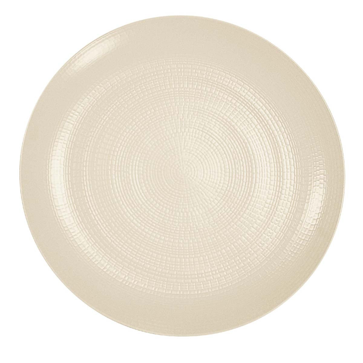 MODULO NATURE KAOLIN Assiette de présentation 31,5 cm