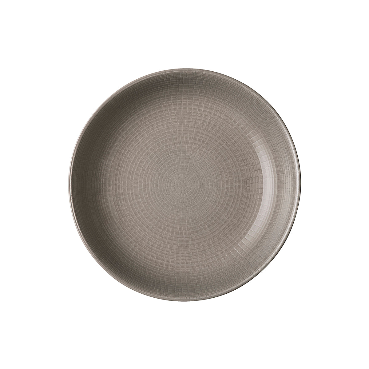 MODULO NATURE TERRE D'OMBRE Grande assiette creuse 21 cm