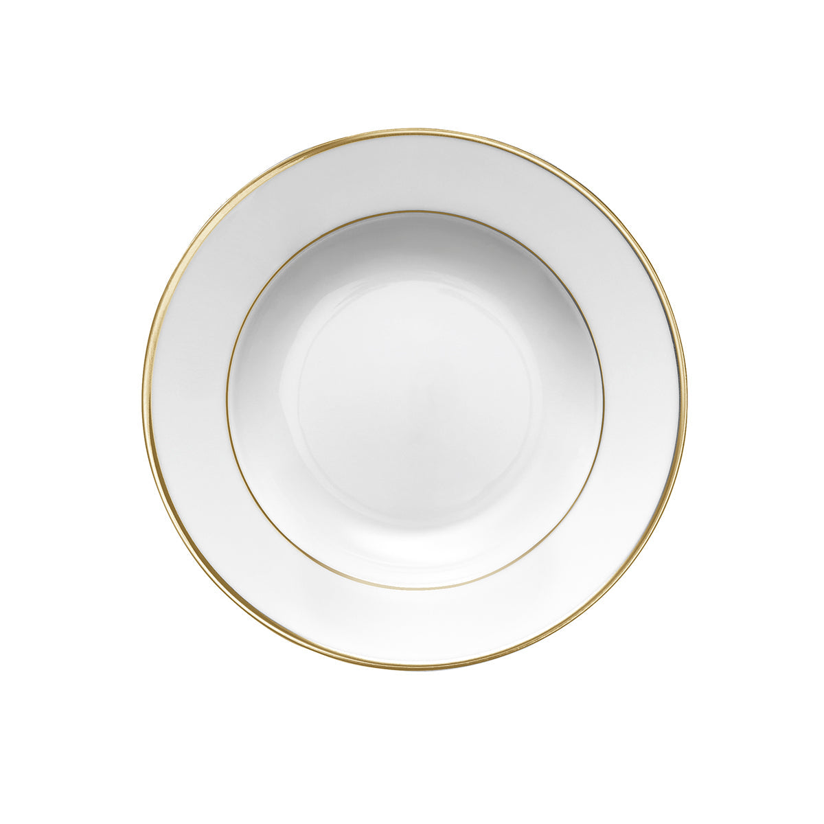 ECLIPSE GALON OR Assiette creuse à aile 22,5 cm
