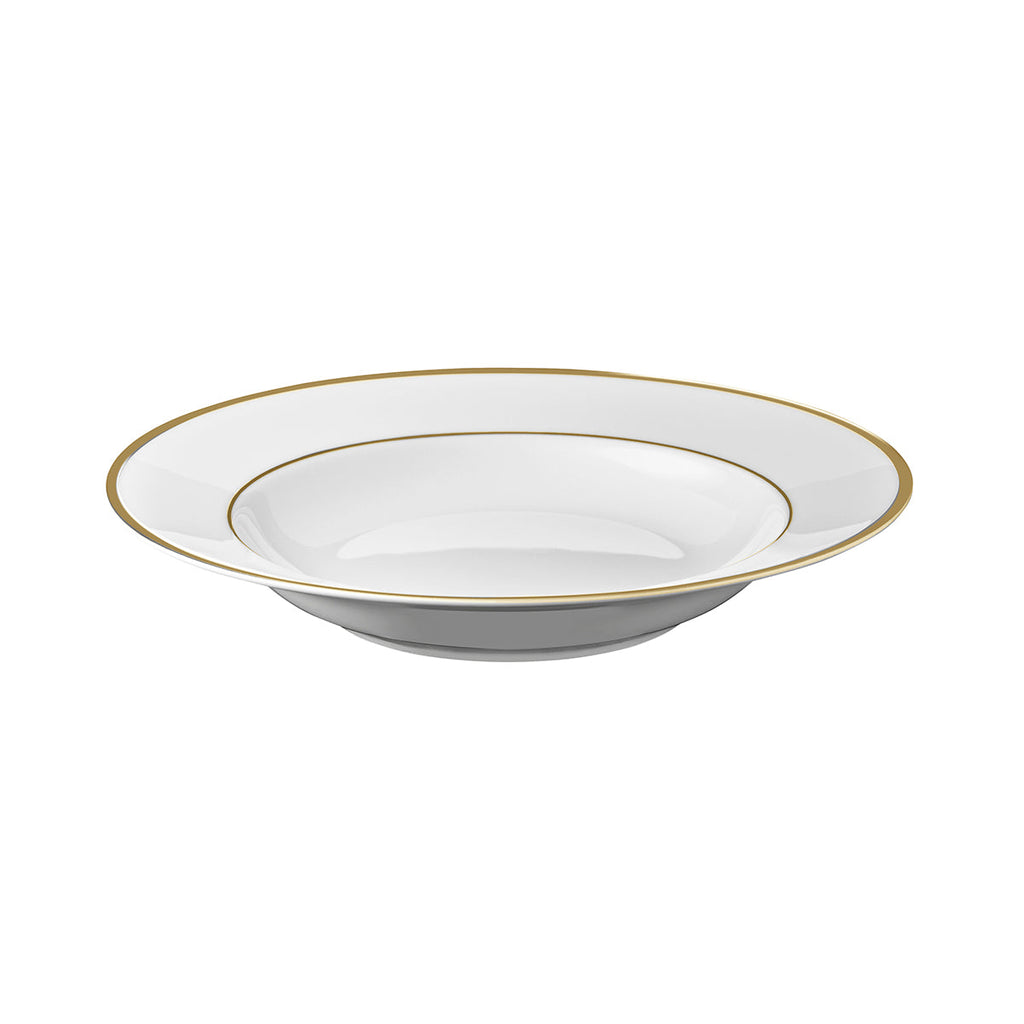 ECLIPSE GALON OR Assiette creuse à aile 22,5 cm