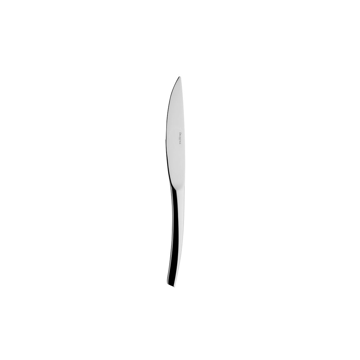 XY MIROIR Couteau de table monobloc lame scie