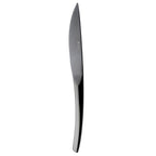 XY BLACK MIROIR Couteau de table monobloc lame scie