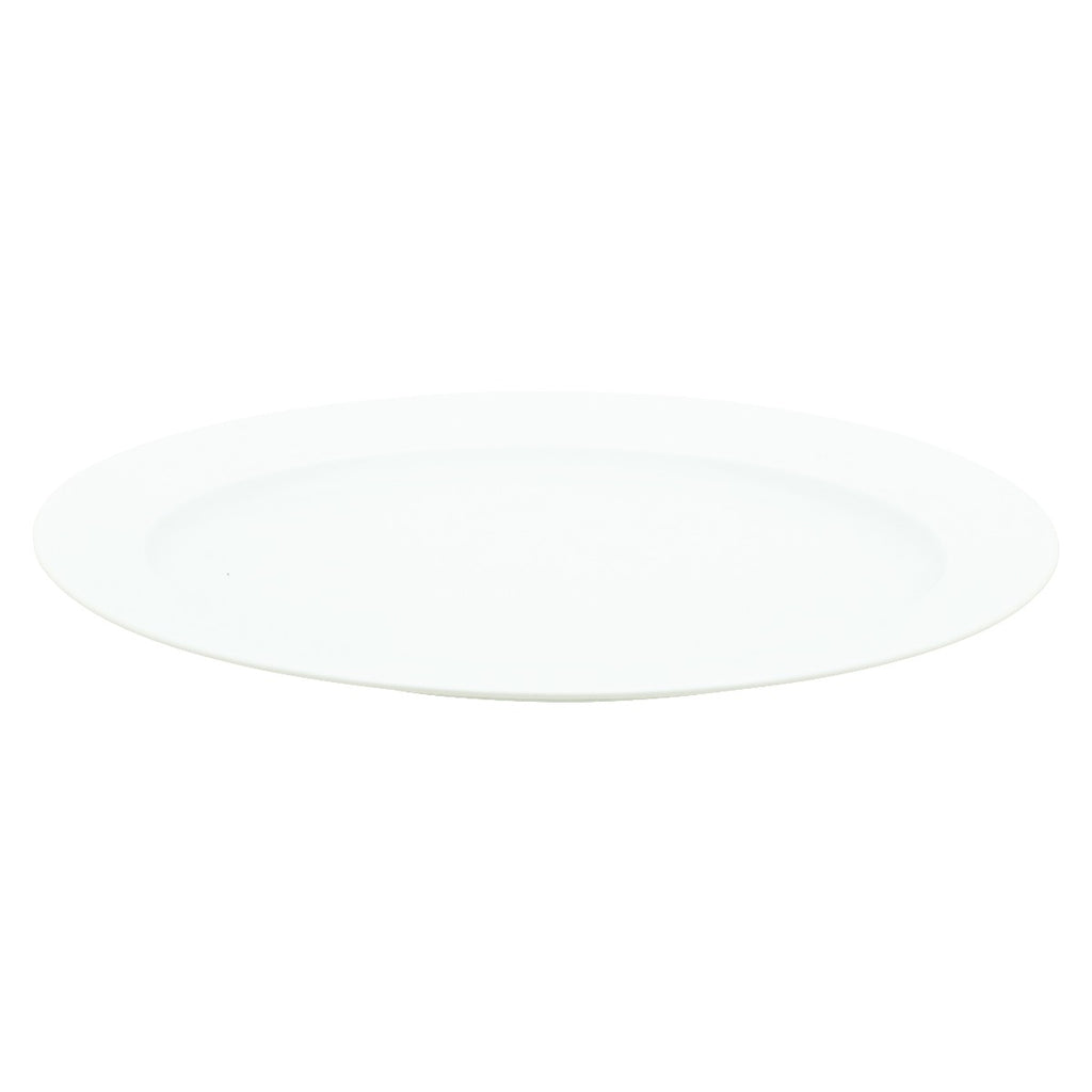ECLIPSE BLANC CHR Plat ovale 36,5 x 26,5 cm