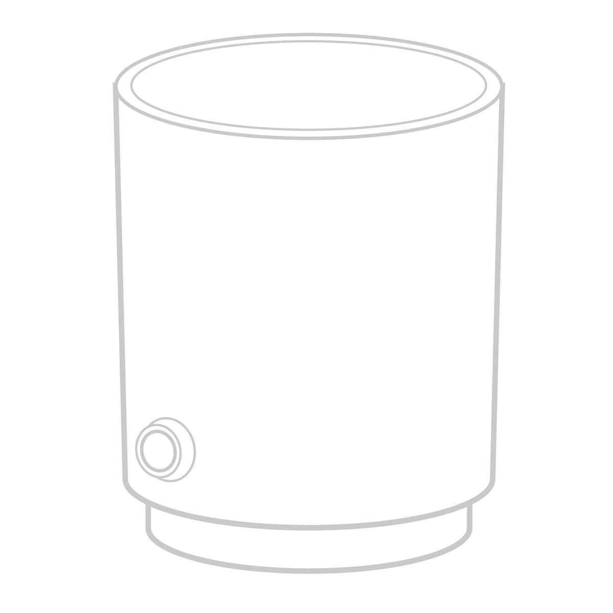 Image du produit: EVENTO fut cylindrique avec ailette avec poignée distributeur céréales