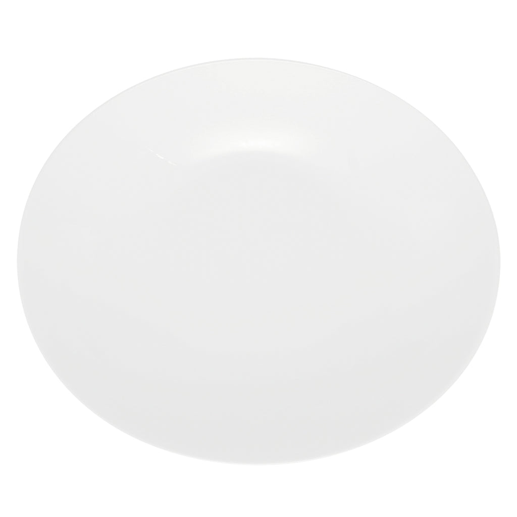 BOREAL BLANC assiette creuse caLotte ovale 23.5x20 cm