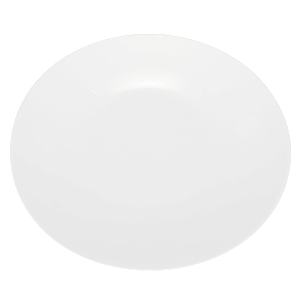 BOREAL BLANC assiette creuse caLotte ovale 23.5x20 cm