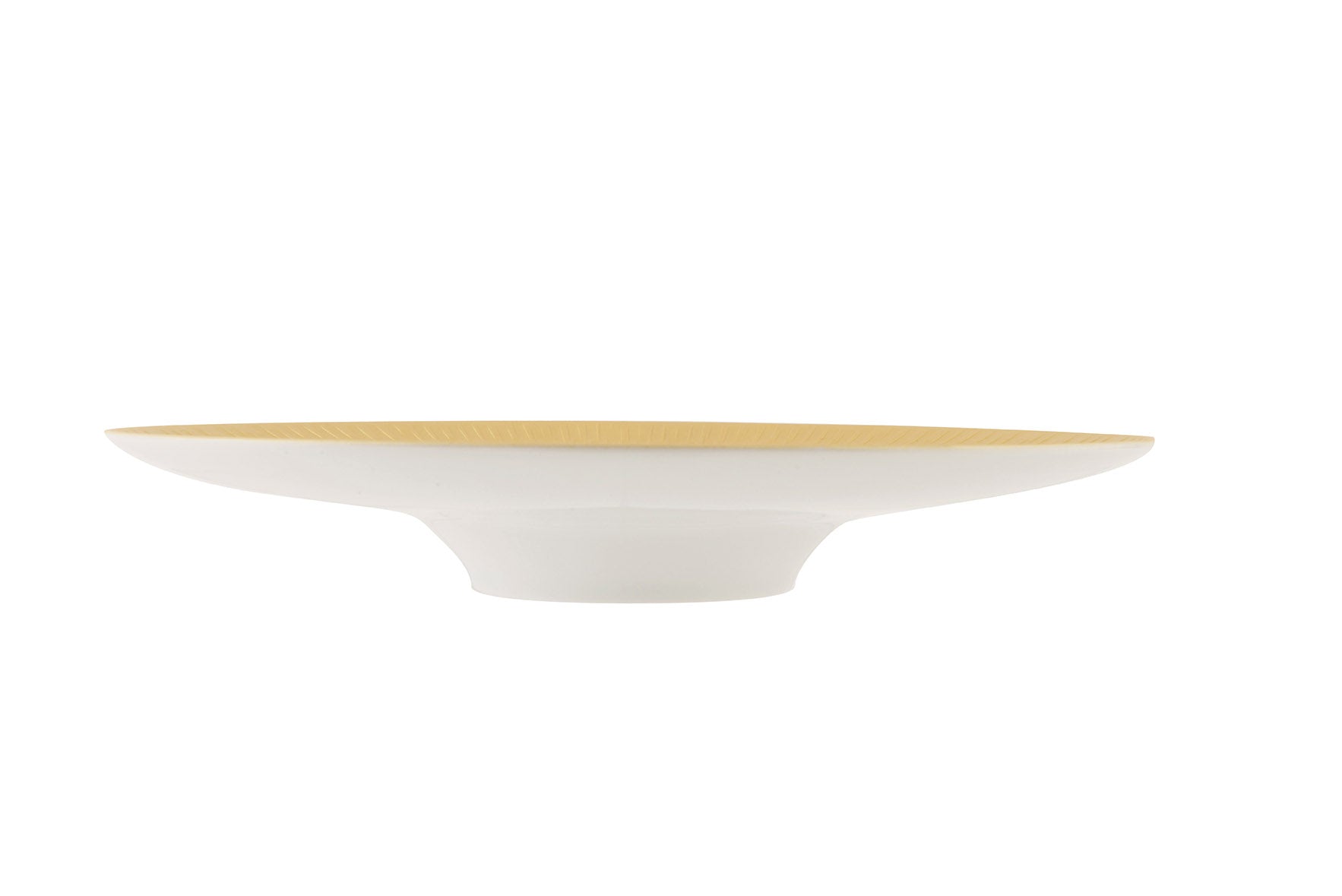 Image du produit: BOREAL SATIN DORE Assiette gourmet ovale 30 x 26 cm