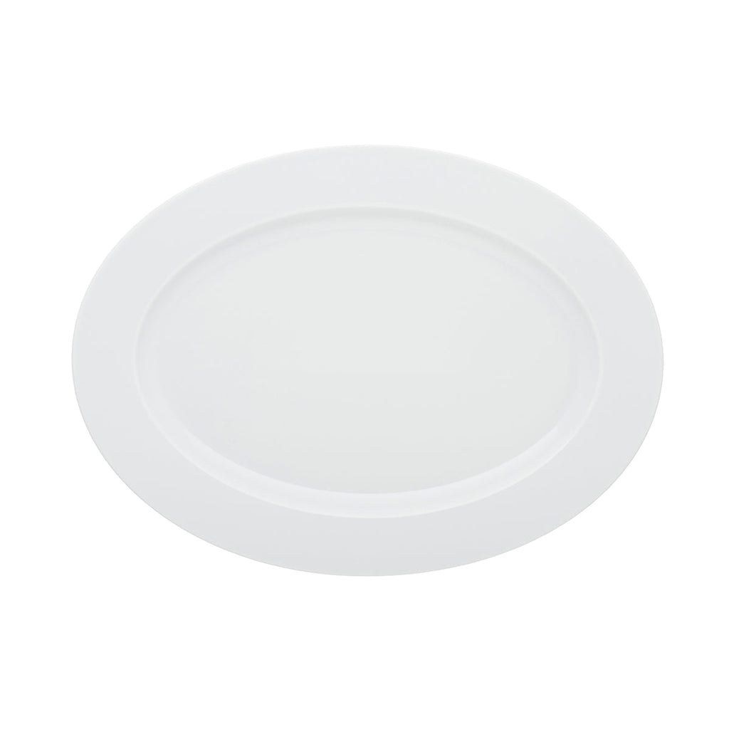 COLLECTION L BLANC Plat ovale 36,5 x 26,5 cm
