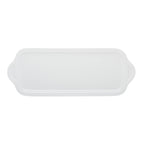 COLLECTION L BLANC Plat à cake 35 x 15 cm