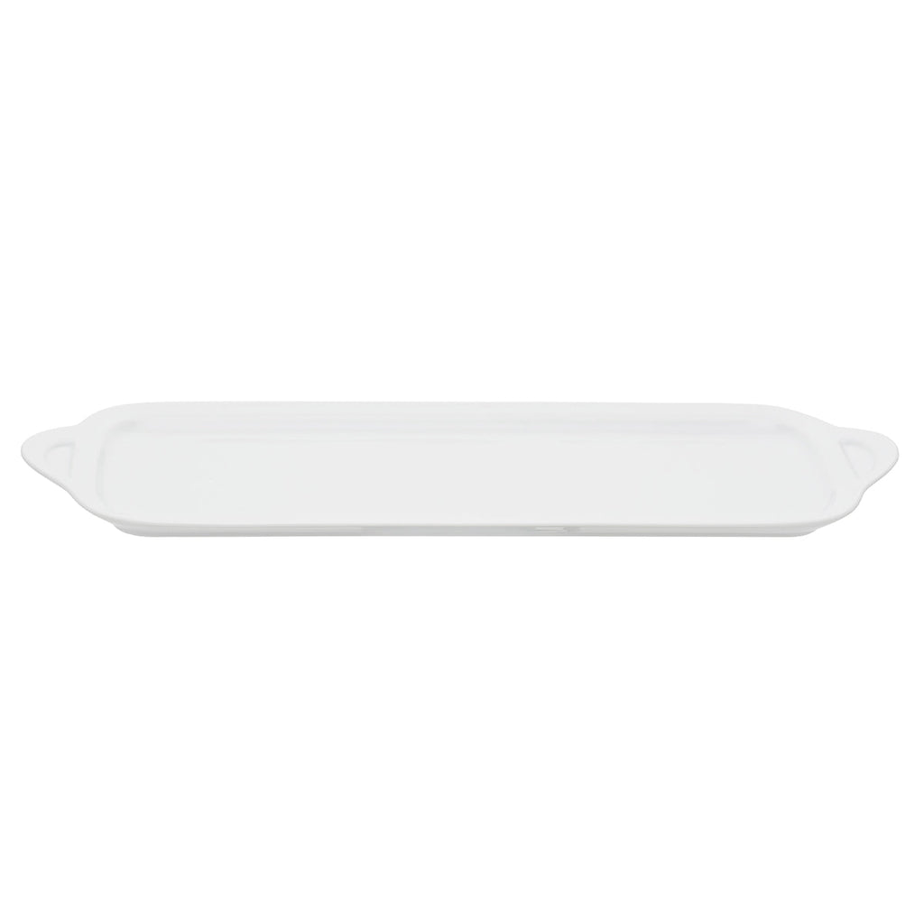 COLLECTION L BLANC Plat à cake 35 x 15 cm