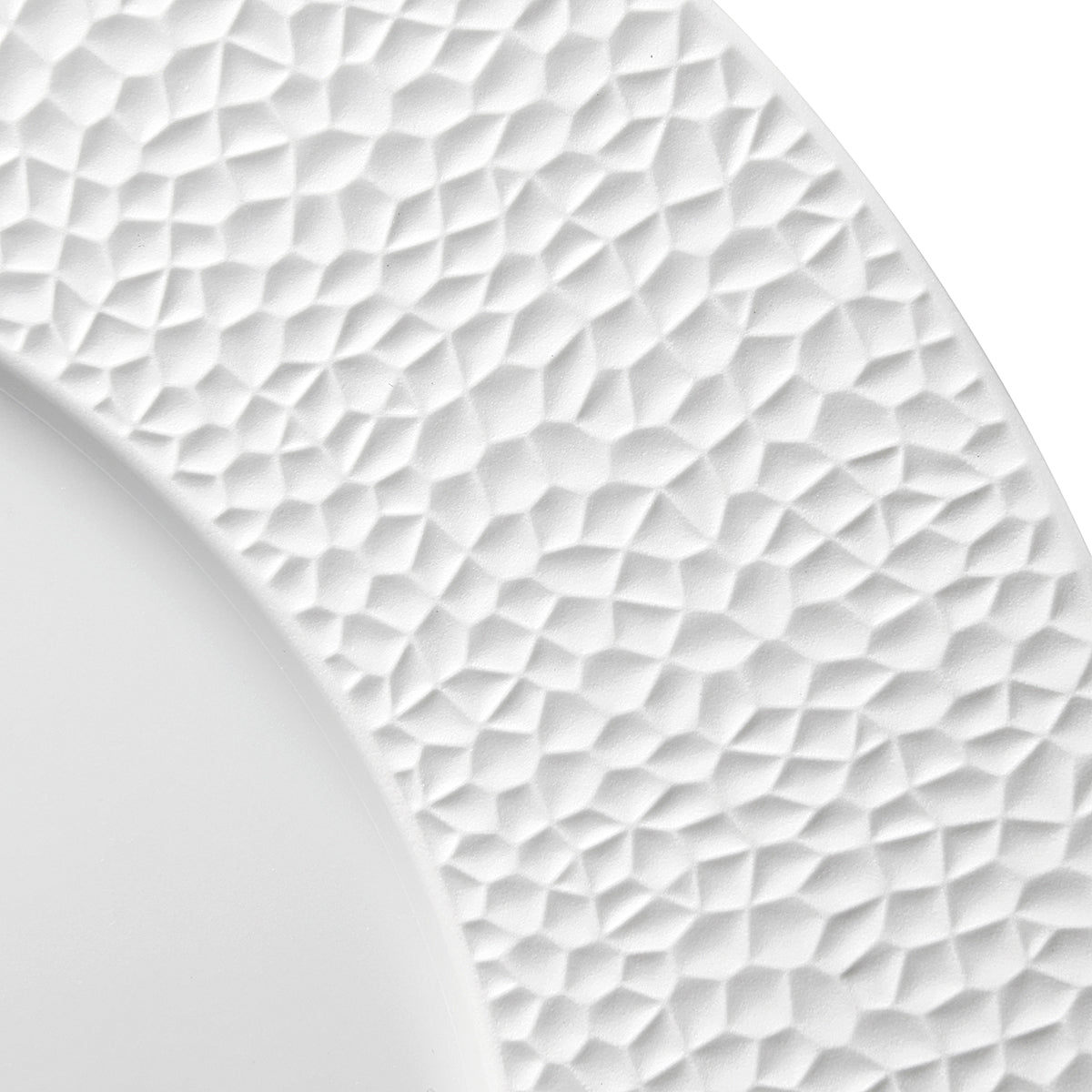 COLLECTION L FRAGMENT BLANC Assiette plate ronde 27,9 cm