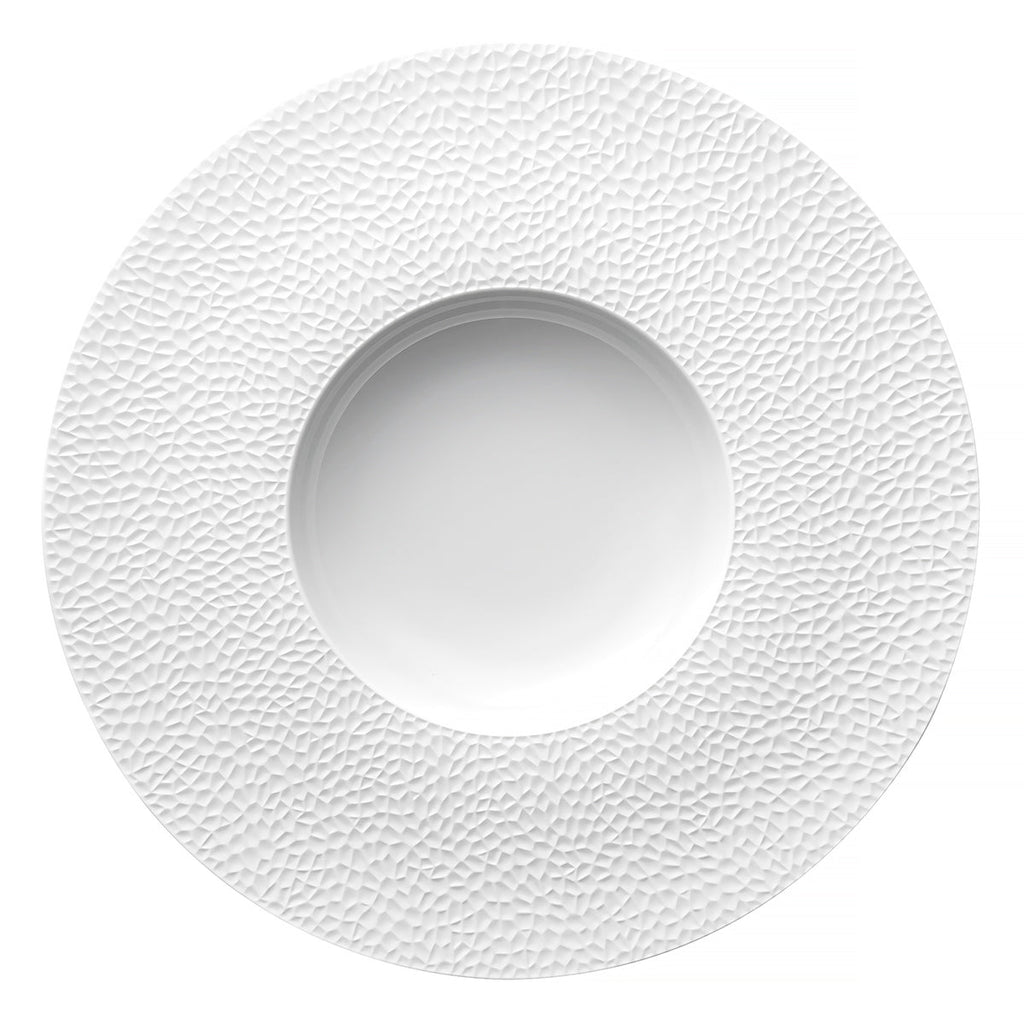 COLLECTION L FRAGMENT BLANC Assiette gourmet grand bassin 30 cm