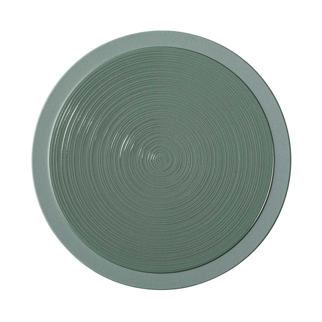 BAHIA ARGILE VERT Assiette de présentation 29 cm
