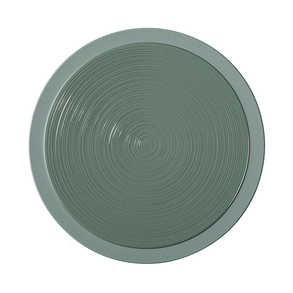 BAHIA ARGILE VERT Assiette de présentation 29 cm