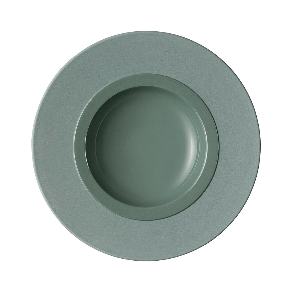 BAHIA ARGILE VERT Assiette gourmet grand bassin 26 cm
