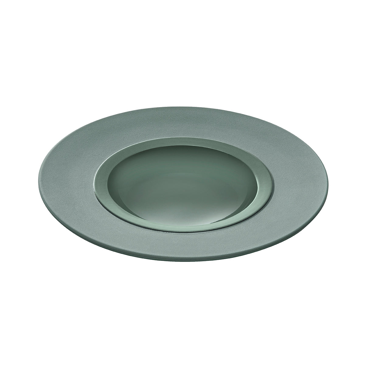 BAHIA ARGILE VERT Assiette gourmet grand bassin 26 cm