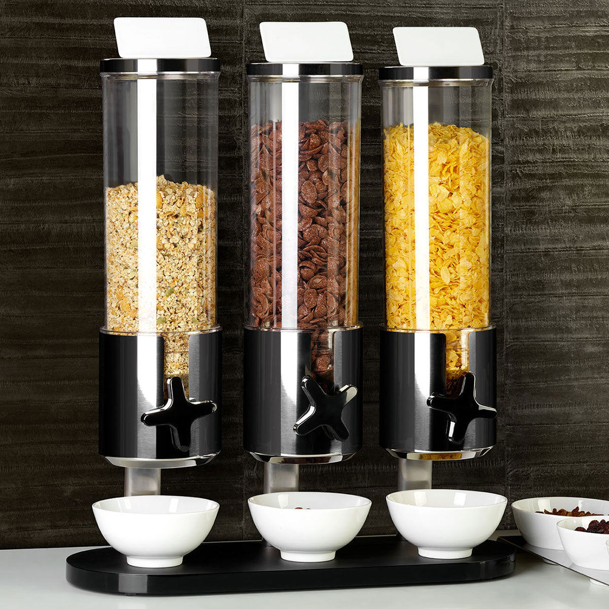 EVENTO distributeur à céréales socle noir