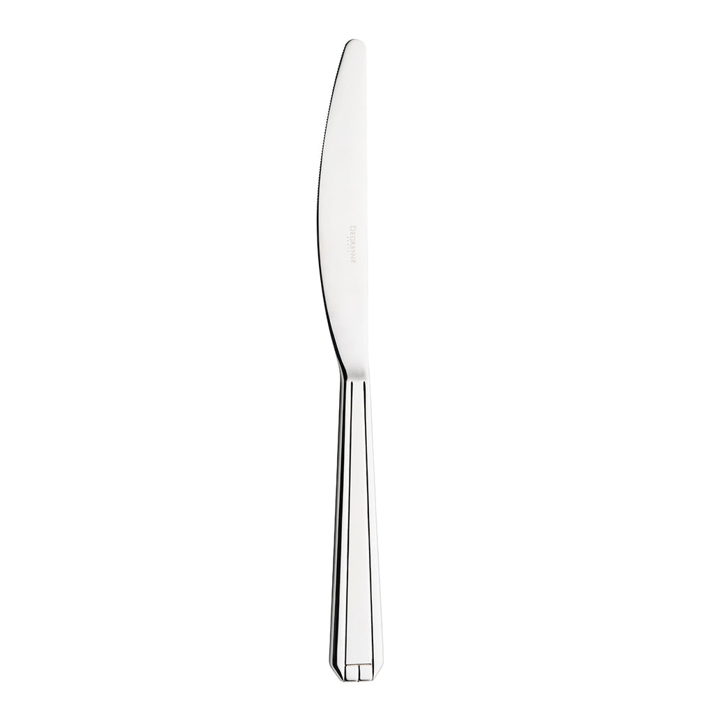 NORMANDY MIROIR Couteau de table monobloc lame scie