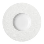 PERLES DE ROSEE BLANCHES Assiette gourmet grand bassin 30 cm