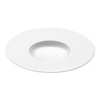 PERLES DE ROSEE BLANCHES Assiette gourmet grand bassin 30 cm