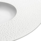 PERLES DE ROSEE BLANCHES Assiette gourmet grand bassin 30 cm