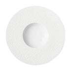 PERLES DE ROSEE BLANCHES Assiette gourmet petit bassin 28 cm