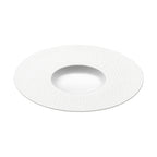 PERLES DE ROSEE BLANCHES Assiette gourmet petit bassin 28 cm