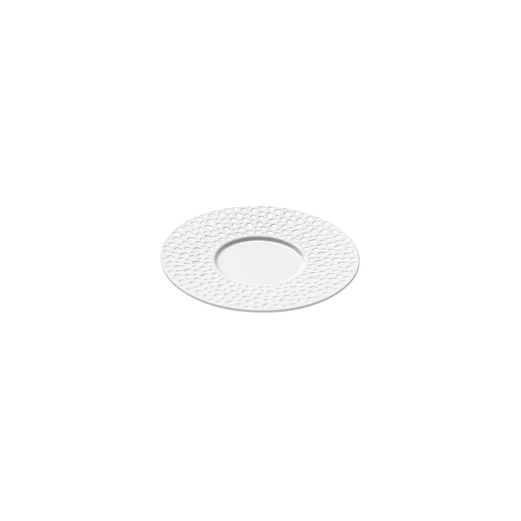 PERLES DE ROSEE BLANCHES Soucoupe à café/expresso 12,6 cm