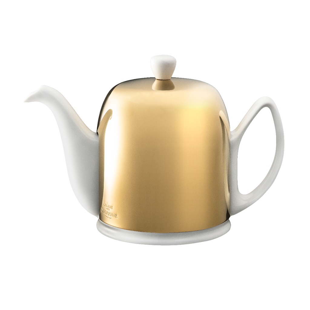 SALAM DOREE Théière 6 tasses cloche dorée