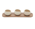 EVENTO Plateau gn 1/6 3 trous mélamnie bois 8.7x32.5 cm