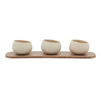 EVENTO Plateau gn 1/6 3 trous mélamnie bois 8.7x32.5 cm