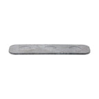 EVENTO Plateau gn 1/6 3 trous mélamine pierre 8.7x32.5 cm