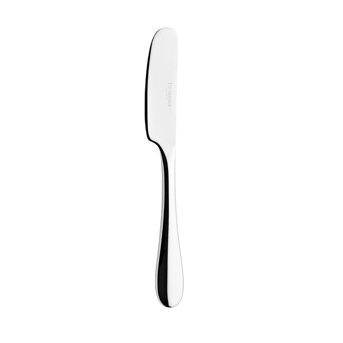 ONDE MIROIR Couteau à beurre monobloc lame unie