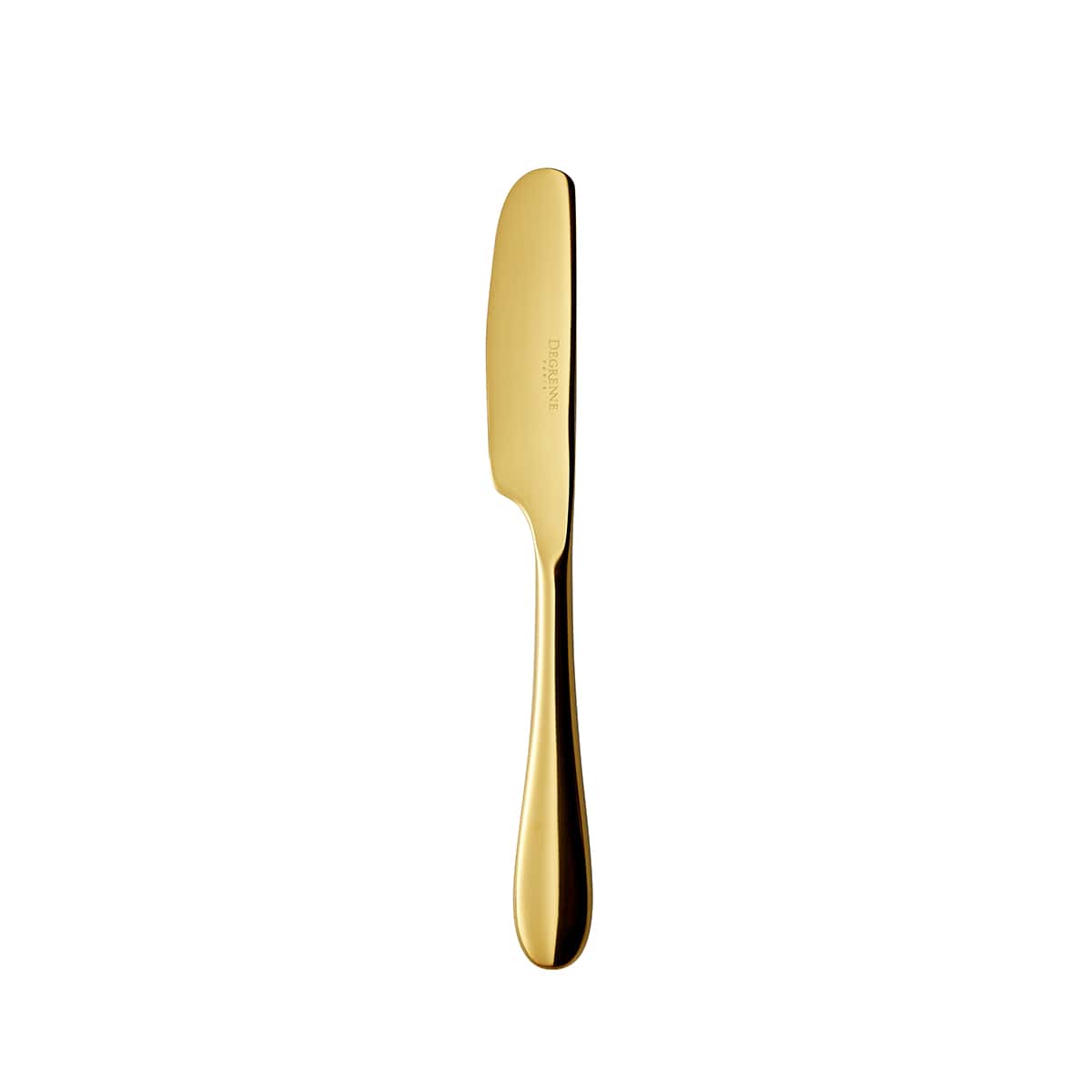 ONDE GOLD Couteau à beurre monobloc lame unie