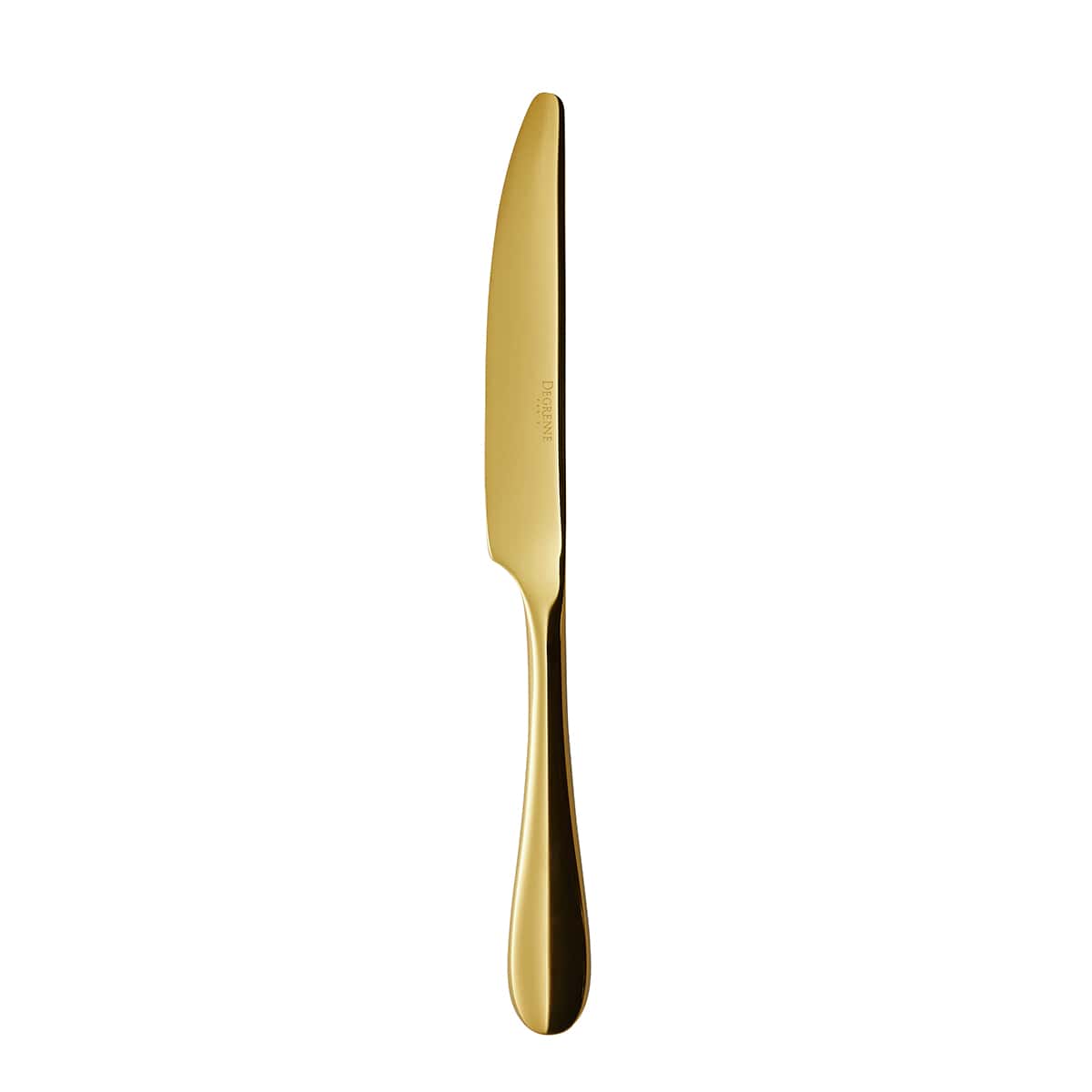 ONDE GOLD Couteau à dessert monobloc lame scie