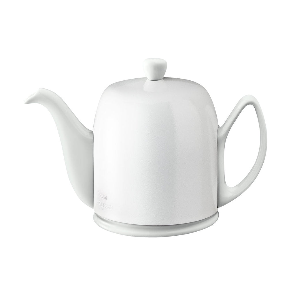 SALAM MONOCHROME Théière 6 tasses cloche blanche