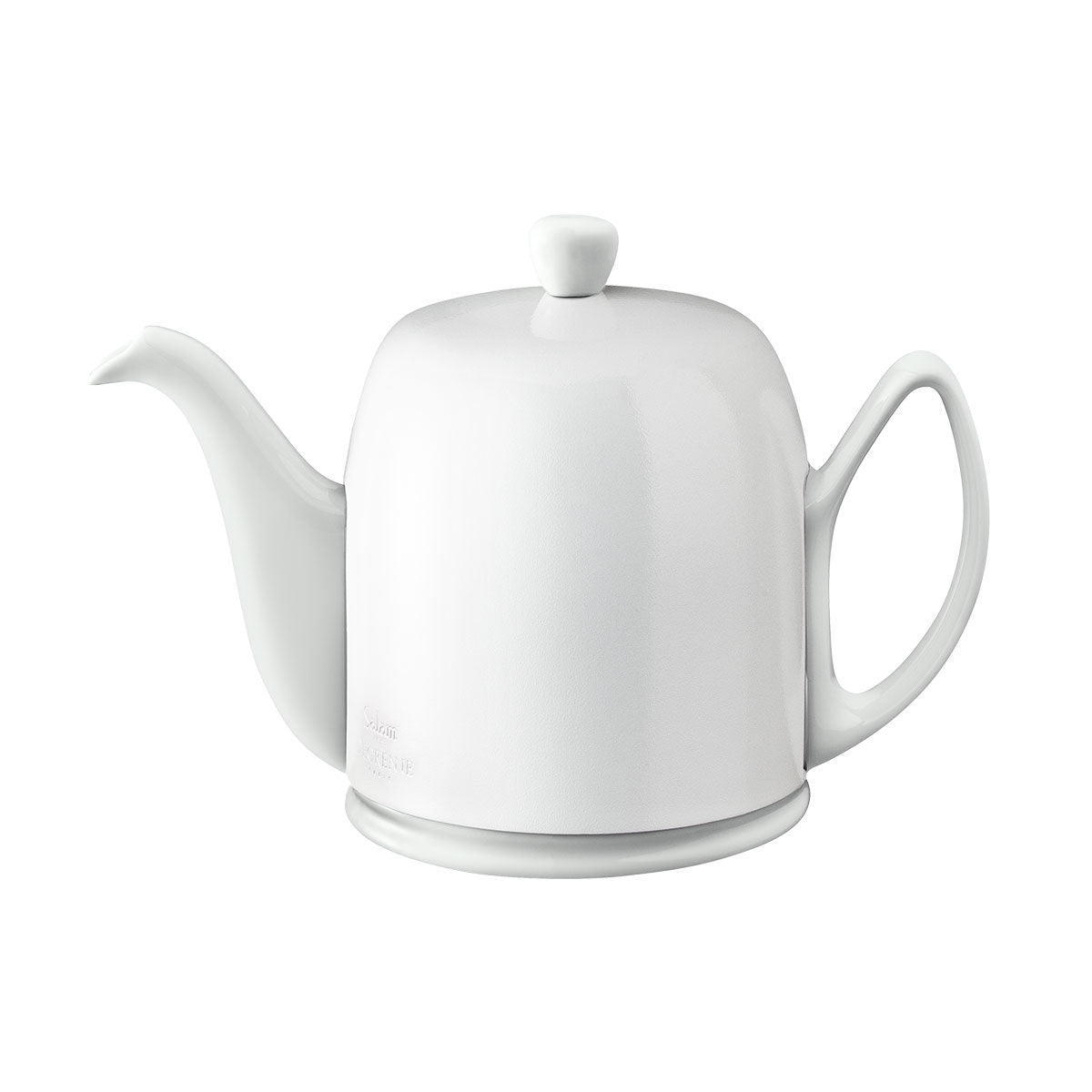 SALAM MONOCHROME Théière 6 tasses cloche blanche