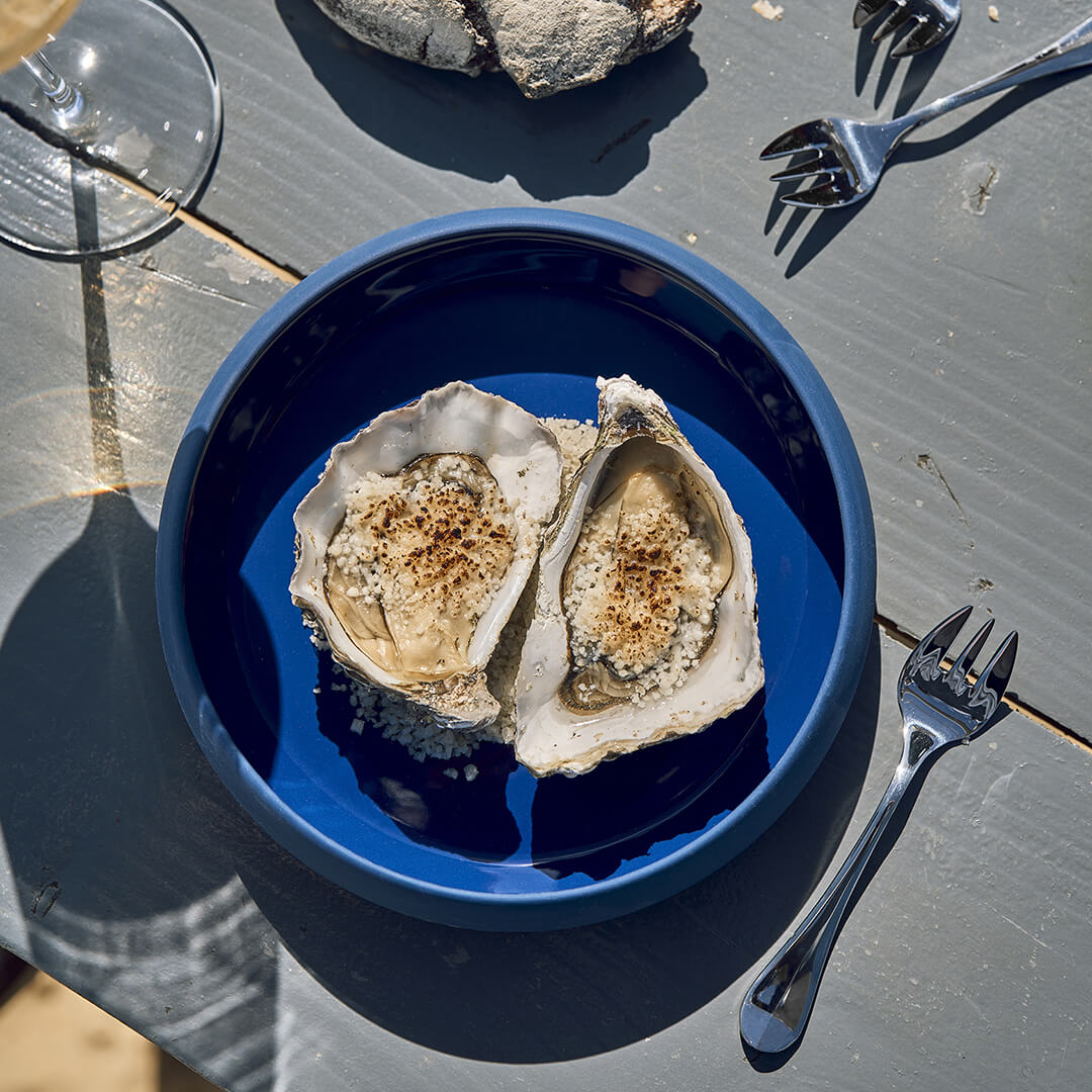 GOURMET BLEU Grande assiette cocotte 22 cm