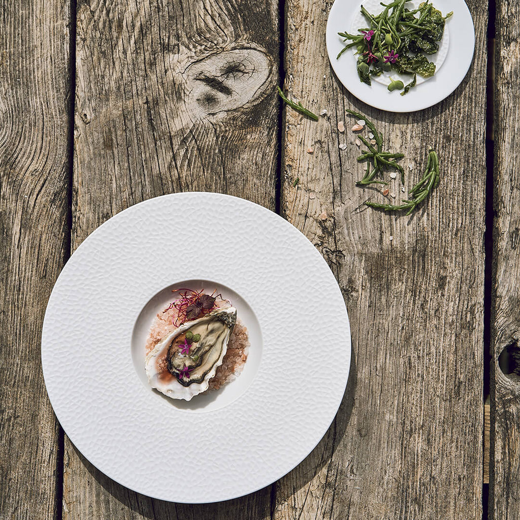 COLLECTION L FRAGMENT BLANC Assiette gourmet petit bassin 27.9 cm