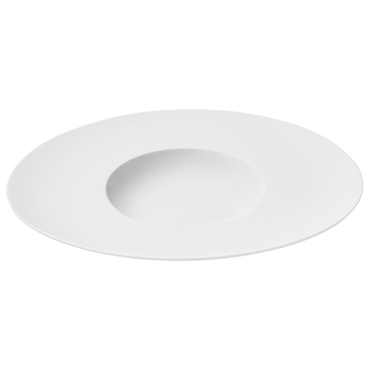 Image du produit: GOURMET BLANC Assiette gourmet ovale grand bassin 32 x 27 cm