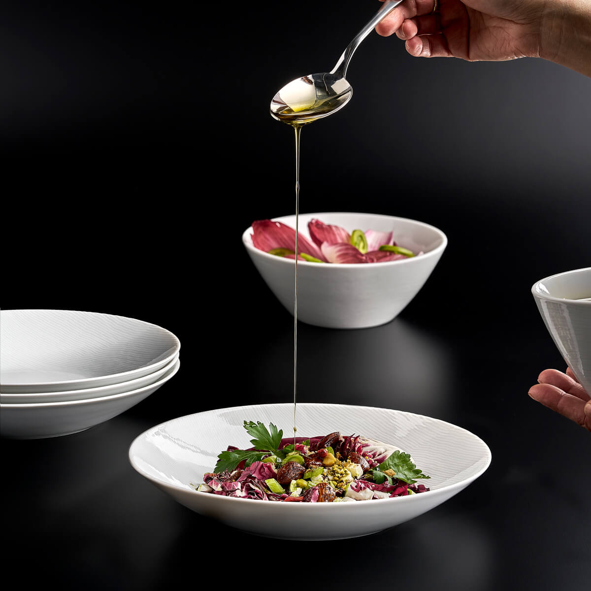 RIVAGE BLANC Assiette de présentation 32cm