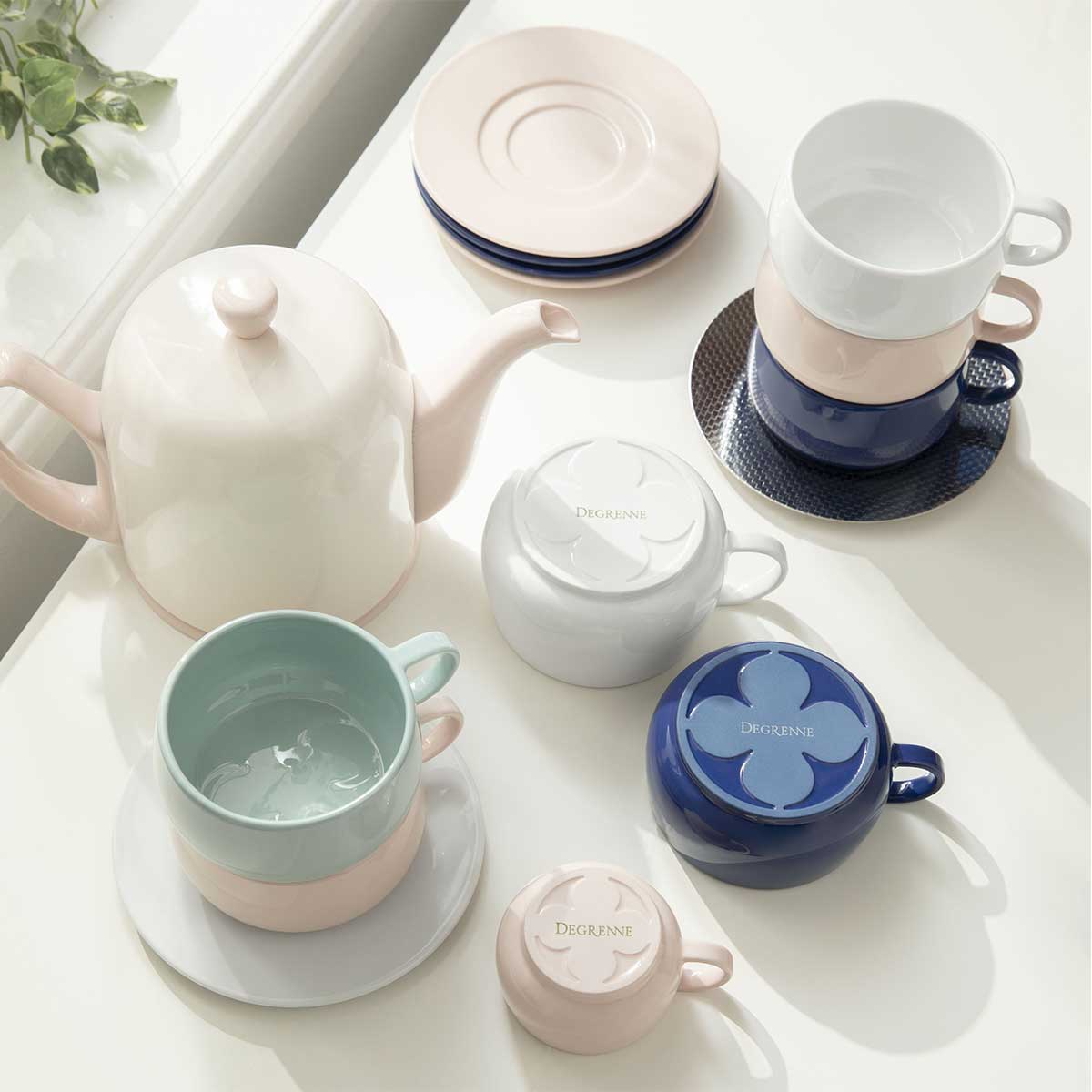 Image du produit: CAFETERIE EMPILEO ROSE NUDE Soucoupe 15 cm