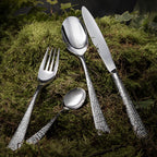 SUPERNATURE MIROIR Couteau de table monobloc lame scie